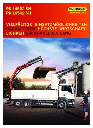 Grues de chargement hydrauliques Palfinger PK 18502 SH D