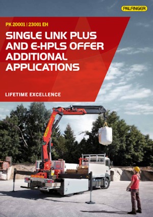 Grues de chargement hydrauliques Palfinger PK 20001 D