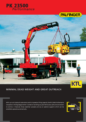 Grues de chargement hydrauliques Palfinger PK 23500 A