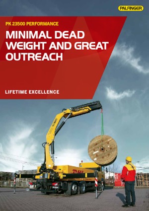 Grues de chargement hydrauliques Palfinger PK 23500 E
