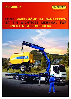 Grues de chargement hydrauliques Palfinger PK 24001-K B
