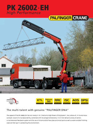 Grues de chargement hydrauliques Palfinger PK 26002 EH F