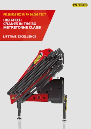 Grues de chargement hydrauliques Palfinger PK 30.002 TEC 7 D