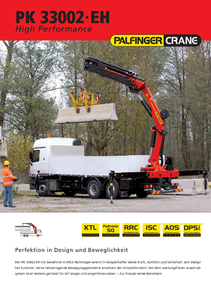 Grues de chargement hydrauliques Palfinger PK 33002 EH F