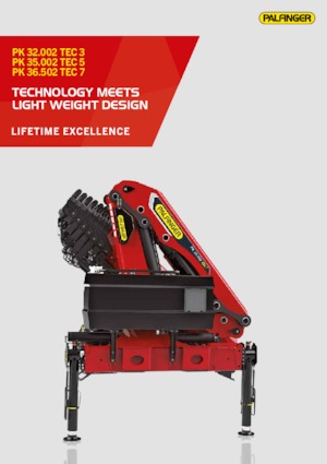 Grues de chargement hydrauliques Palfinger PK 35.502 TEC 5 E
