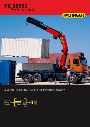 Grues de chargement hydrauliques Palfinger PK 38502 E