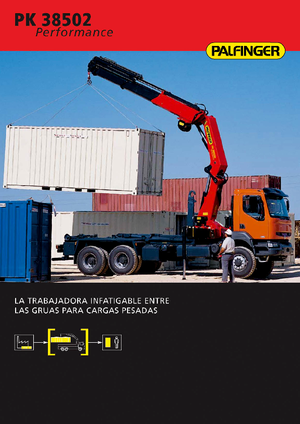 Grues de chargement hydrauliques Palfinger PK 38502 E