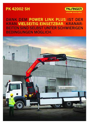 Grues de chargement hydrauliques Palfinger PK 42002 SH C