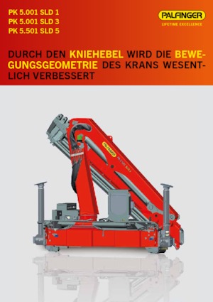 Grues de chargement hydrauliques Palfinger PK 5.001 SLD 3 C