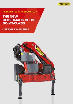 Grues de chargement hydrauliques Palfinger PK 58.002 TEC 7 A