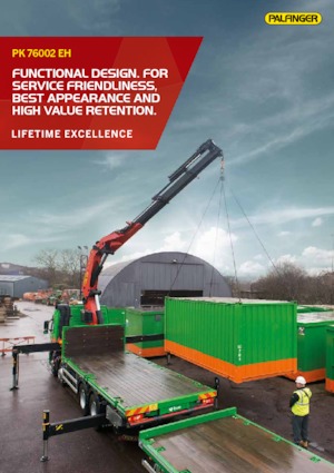 Grues de chargement hydrauliques Palfinger PK 76002 EH F