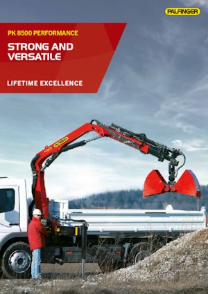 Grues de chargement hydrauliques Palfinger PK 8500 B