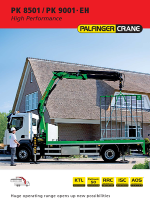 Grues de chargement hydrauliques Palfinger PK 8501
