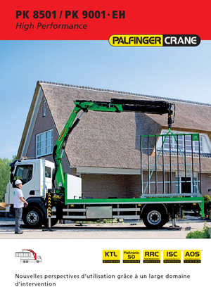 Grues de chargement hydrauliques Palfinger PK 9001 EH D