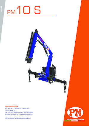 Grues de chargement hydrauliques PM PM 10 S