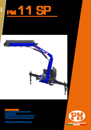 Grues de chargement hydrauliques PM PM 11 SP