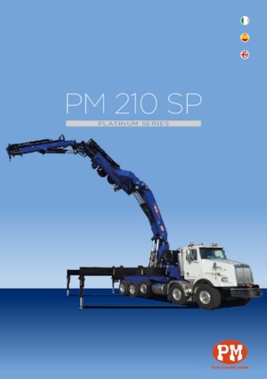 Grues de chargement hydrauliques PM PM 210 SP