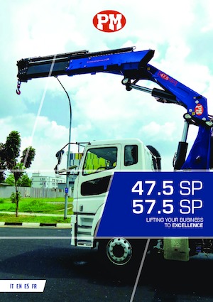 Grues de chargement hydrauliques PM PM 57528SP +  J815.20