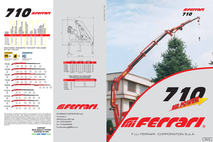 Grues de chargement hydrauliques Ferrari® SC 710 A1 