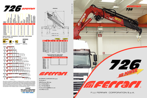 Grues de chargement hydrauliques Ferrari® SC 726R A4 