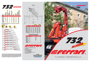Grues de chargement hydrauliques Ferrari® SC 732R A6 