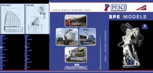 Grues de chargement hydrauliques Pesci SPE 560