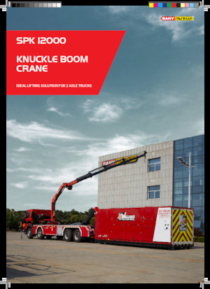 Grues de chargement hydrauliques Sany SPK 12000 C