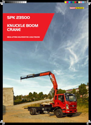 Grues de chargement hydrauliques Sany SPK 23500 A 