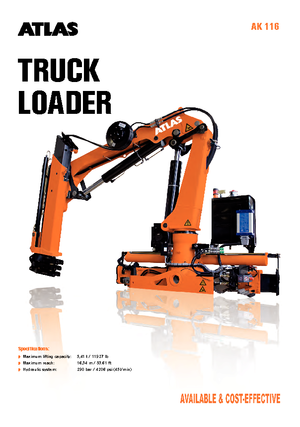 Grues de chargement hydrauliques T-Atlas TLC 116.3 A3