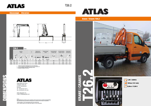 Grues de chargement hydrauliques T-Atlas TLC T 26.2 A 26