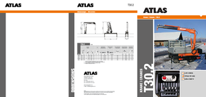 Grues de chargement hydrauliques T-Atlas TLC T 30.2 A 28