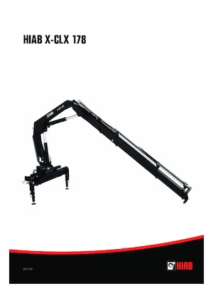 Grues de chargement hydrauliques Hiab X-CLX 178 B-2 