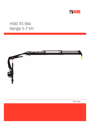 Grues de chargement hydrauliques Hiab XS 066 D-3 HIDUO