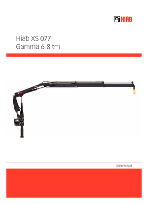 Grues de chargement hydrauliques Hiab XS 077 B-2 HIDUO