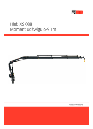 Grues de chargement hydrauliques Hiab XS 088 B-2 DUO
