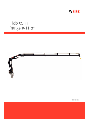 Grues de chargement hydrauliques Hiab XS 111 B-3 HIDUO