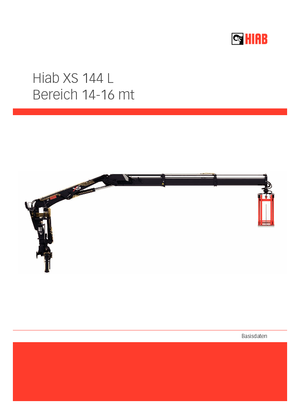 Grues de chargement hydrauliques Hiab XS 144 DLS-2 PRO