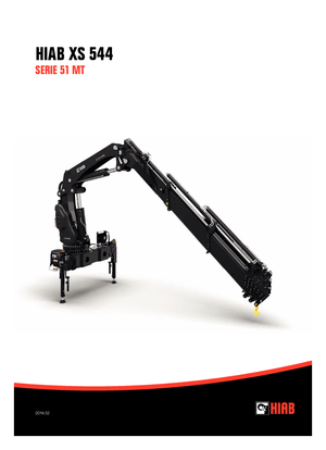 Grues de chargement hydrauliques Hiab XS 544 E-8 HIPRO JIB 150X-4