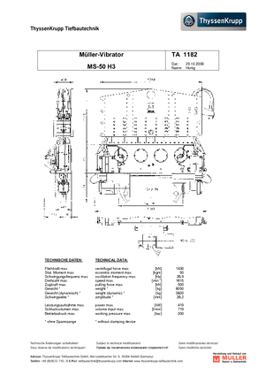 Pilonneuses vibrants Müller MS 50 H 3