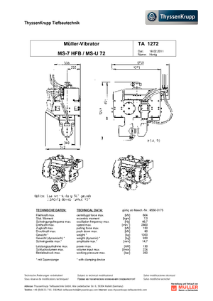 Pilonneuses vibrants Müller MS 7 HFB