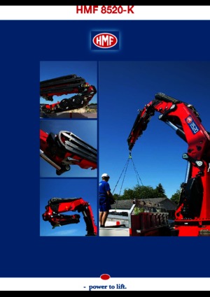 Grues de chargement hydrauliques HMF 8520-K6