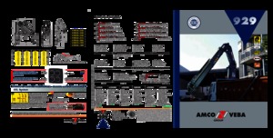 Grues de chargement hydrauliques Amco Veba 929-4 S