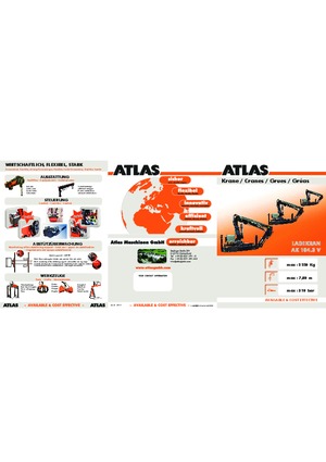 Grues de chargement hydrauliques Atlas AK 104.3 VE A11