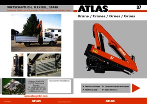 Grues de chargement hydrauliques Atlas AK 37.3
