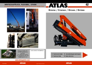 Grues de chargement hydrauliques Atlas AK 42.2