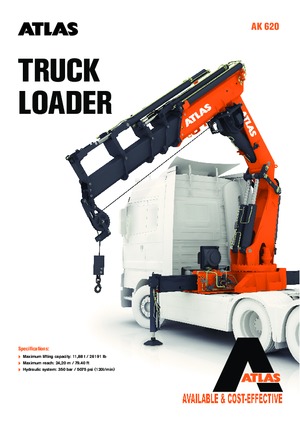 Grues de chargement hydrauliques Atlas AK 620.3E A5 