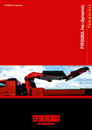 Grues de chargement hydrauliques Fassi F 1950 RAL 2.28 he-dynamic