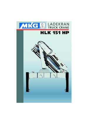 Grues de chargement hydrauliques MKG HLK 151 HP a2 