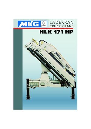 Grues de chargement hydrauliques MKG HLK 171 HP a3