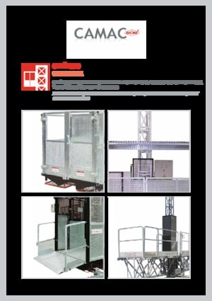 Ascenseurs industriels CAMAC ECP-500/120